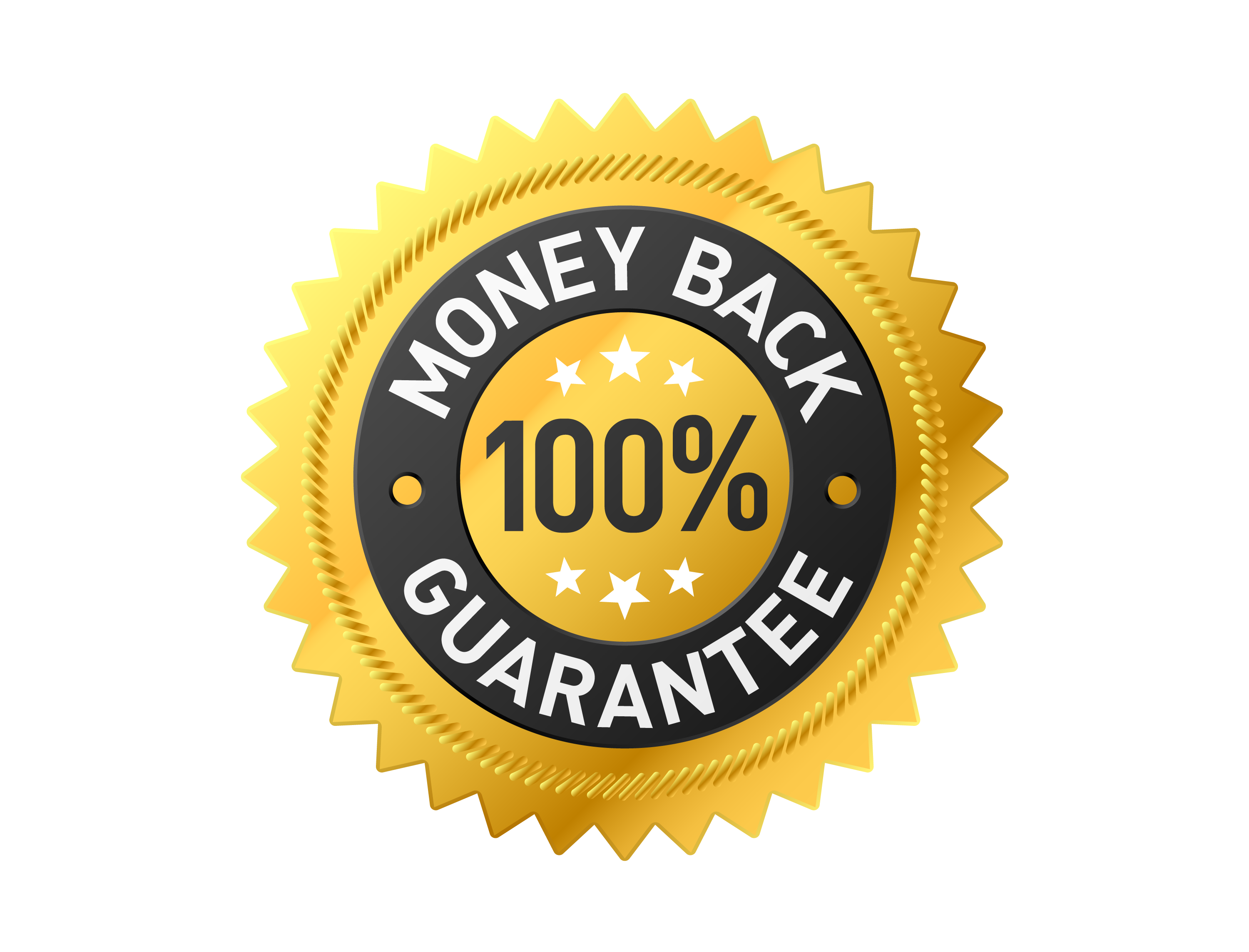 100% Money Back Guarantee